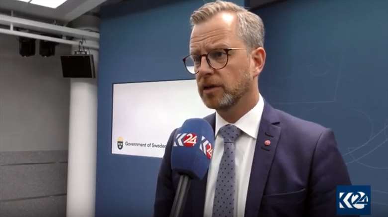Wezîrê hindûrîyê Siwêdê: Kurd bo Me giringe
